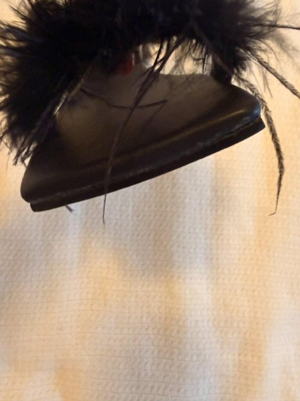 Jeffrey Campbell Green Patent Feather Geometric Heel Sandals Size Approx. 8 - Picture 12 of 12